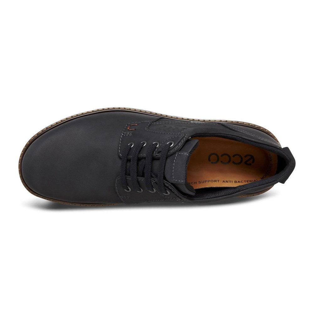 Zapatos De Vestir Hombre - ECCO Turn Gtx Plain Toe Tie - Negros - RVJ915830